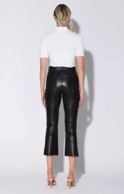 Walter Baker Selma Pant, Black - Leather^Women Leather | Bottoms