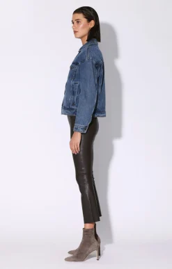 Walter Baker Shawna Jacket, Dark Wash^Women Jackets