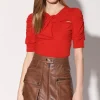 Walter Baker Shirley Skirt, Teak - Leather^Women Leather | Bottoms