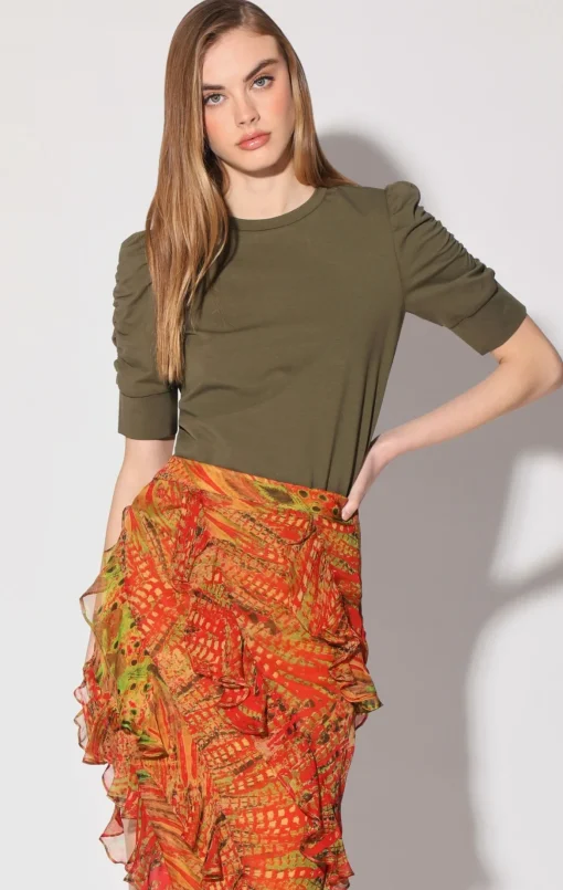 Walter Baker Skippy Top, Olive^Women Tops