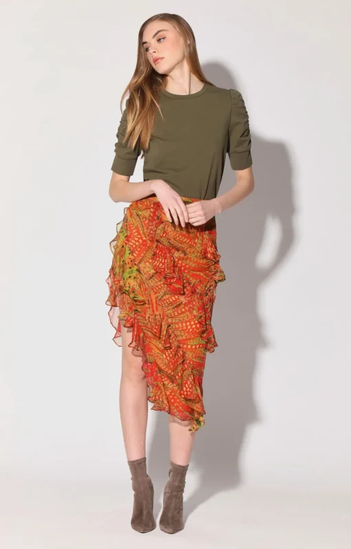 Walter Baker Skippy Top, Olive^Women Tops