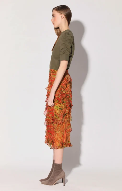 Walter Baker Skippy Top, Olive^Women Tops