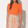 Walter Baker Skippy Top, Orange^Women Tops