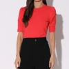 Walter Baker Skippy Top, Red Coral^Women Tops