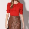 Walter Baker Sylvie Top, Garnet^Women Tops