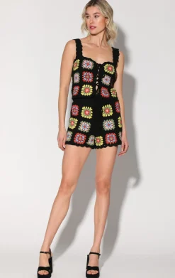 Walter Baker Tamara Top, Patchwork Crochet^Women Tops