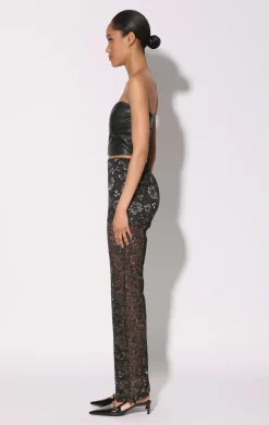 Walter Baker Tanvi Top, Black - Leather^Women Leather | Tops