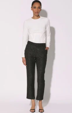Walter Baker Tyler Pant, Sparkle Stripe Tweed^Women Bottoms