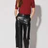 Walter Baker Venice Pant, Black - Leather^Women Leather | Bottoms