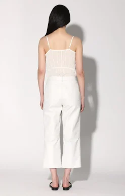 Walter Baker Venice Pant, Bright White - Leather^Women Leather | Bottoms