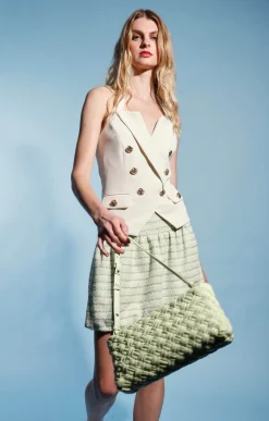 Walter Baker Whitley Clutch, Matcha^Women Handbags