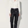 Walter Baker Yvette Pant, Black - Leather^Women Leather | Bottoms