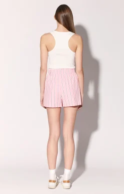 Walter Baker Zach Short, Uptown Stripe Pink^Women Bottoms